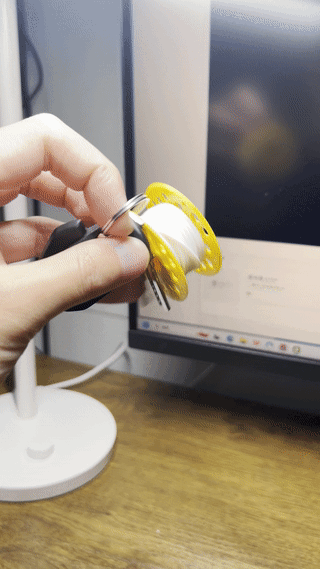 mini料盘钥匙扣