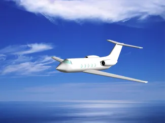 Gulfstream private jet