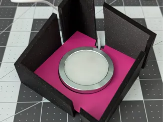 Crack Cube Lamp Remixed base for LED Lamp Kit 001