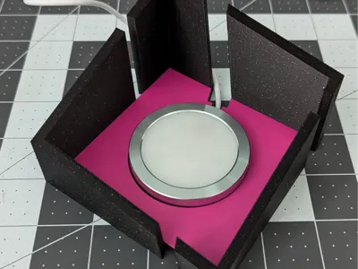 Crack Cube Lamp Remixed base for LED Lamp Kit 001