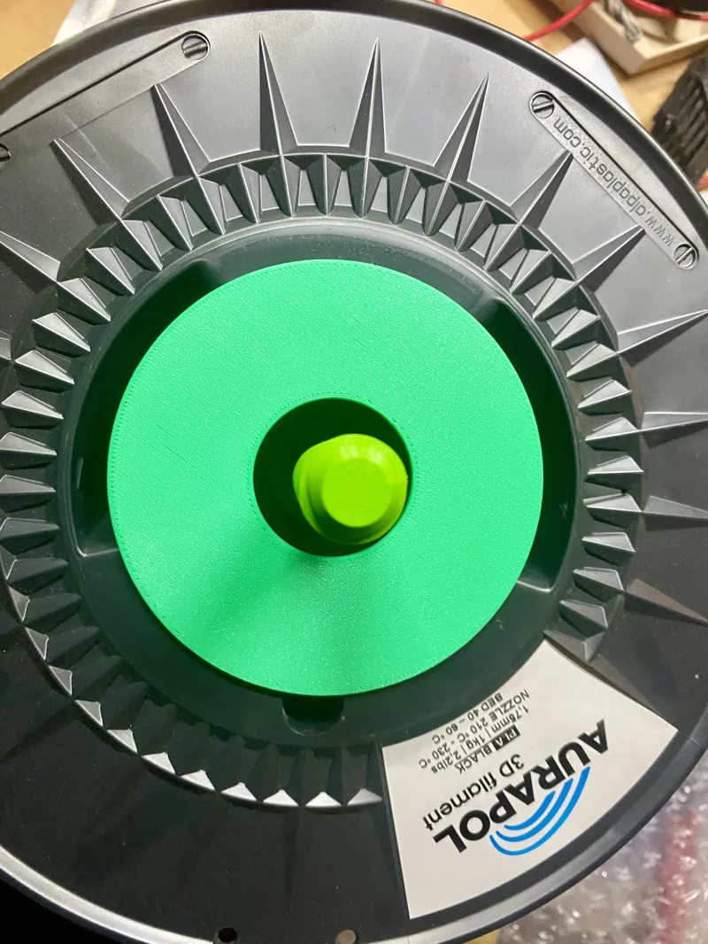 center adapter for Aurapol spool