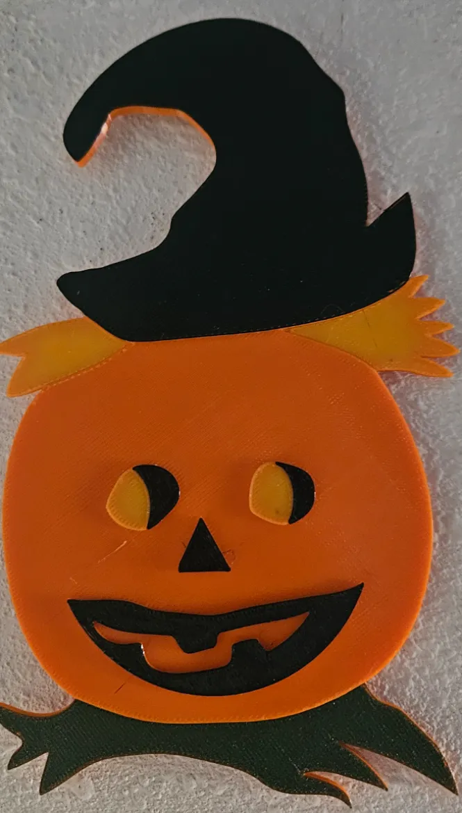 Pumpkin Head Halloween Wall Art