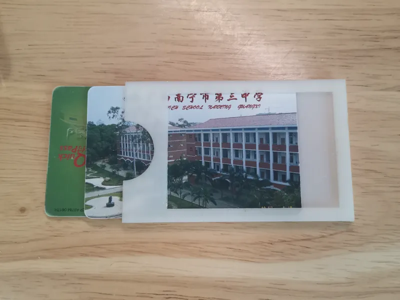 double sided card sleeve
