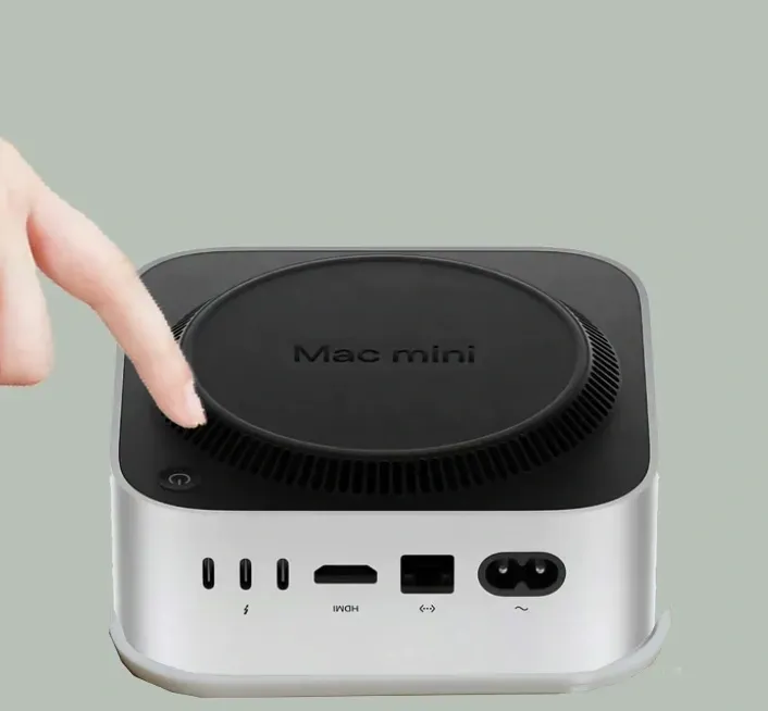 最新M4版 mac mini 倒放底座，防止刮花表面