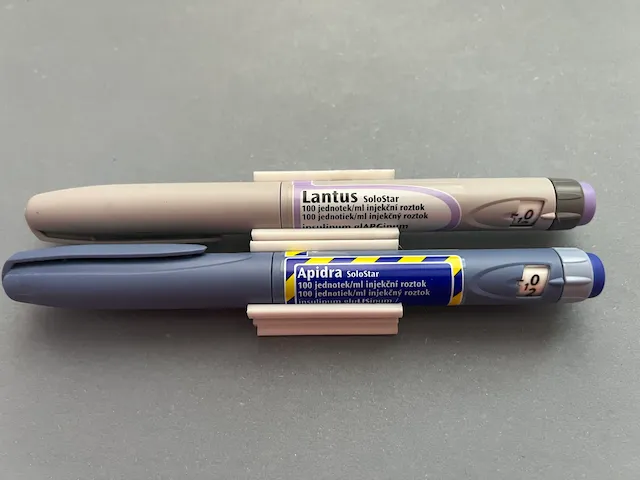 Insulin pen holder