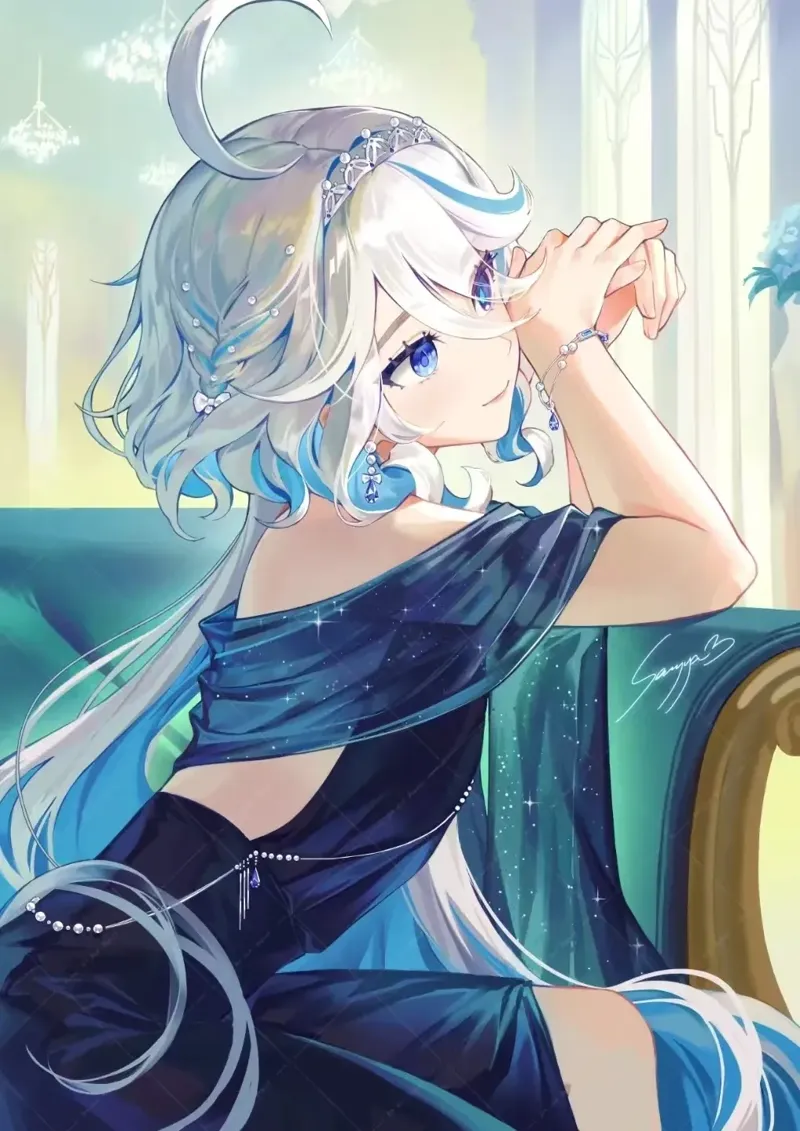 芙宁娜彩色浮雕