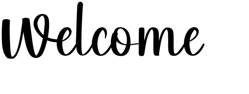 welcome Freestanding Sign home decor