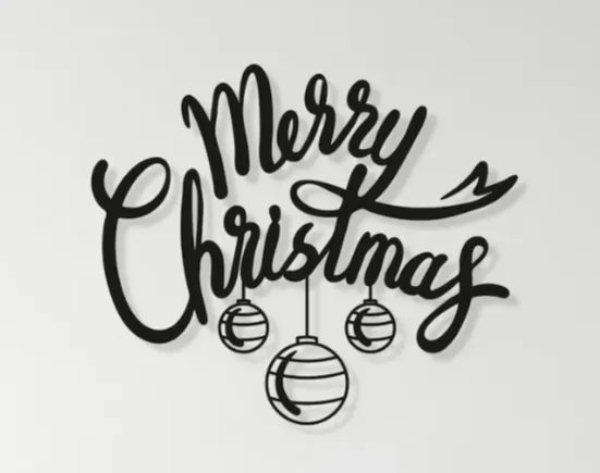 Christmas wall art