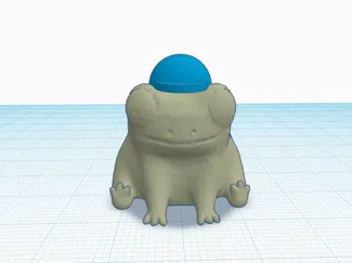 fred the frog but with hat