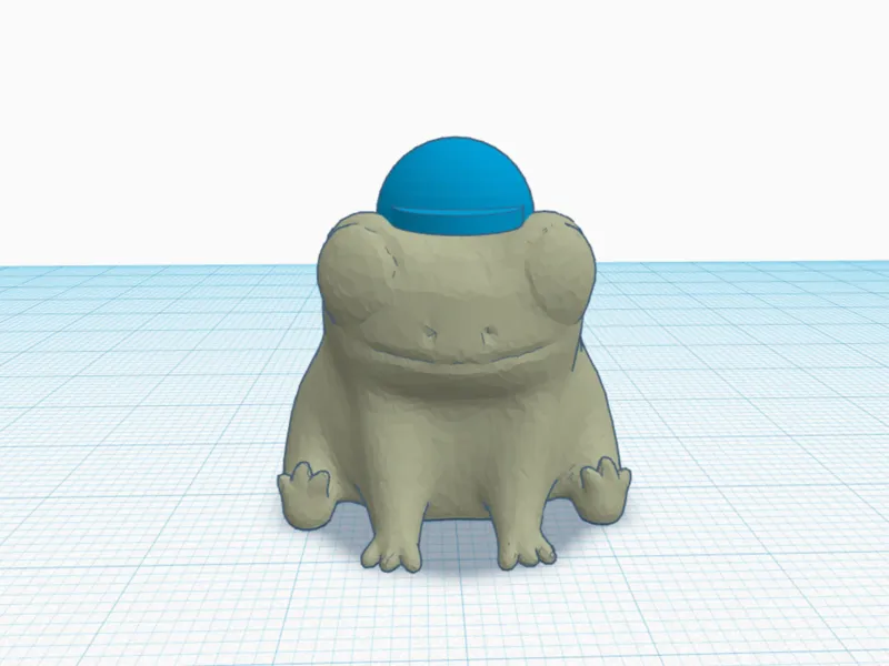 fred the frog but with hat