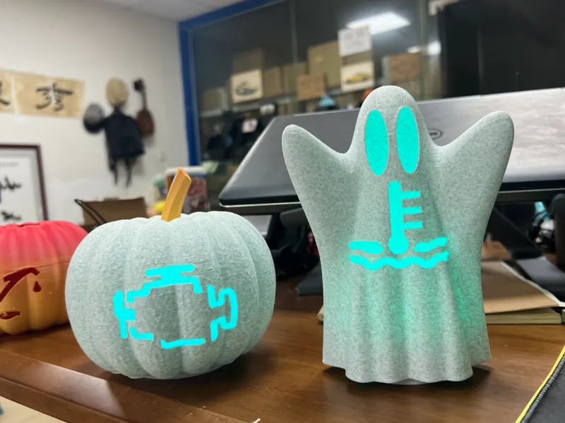 Halloween pumpkin lamp Vehicle fault signs万圣节南瓜