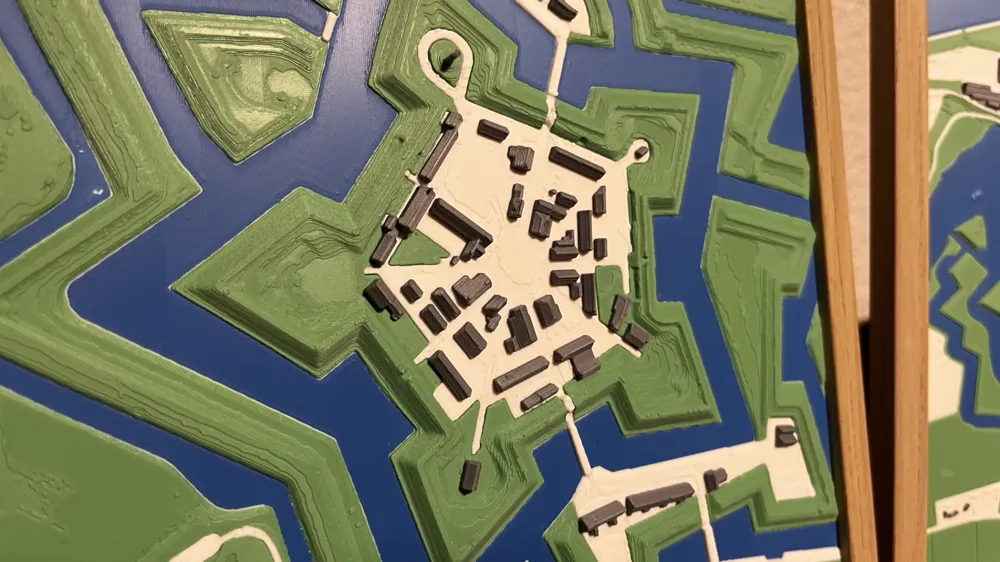 Bourtange Vestingstad Fortified City Model by 3BPrinting - MakerWorld