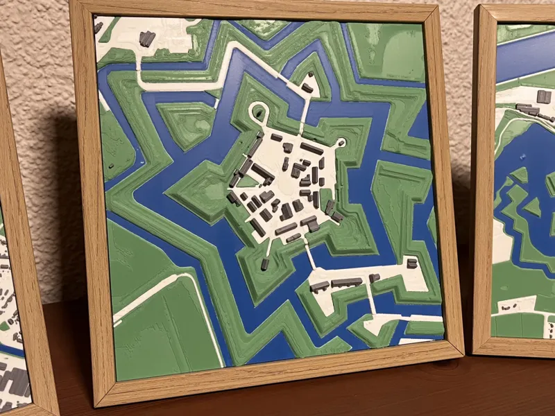 Bourtange Vestingstad Fortified City Model