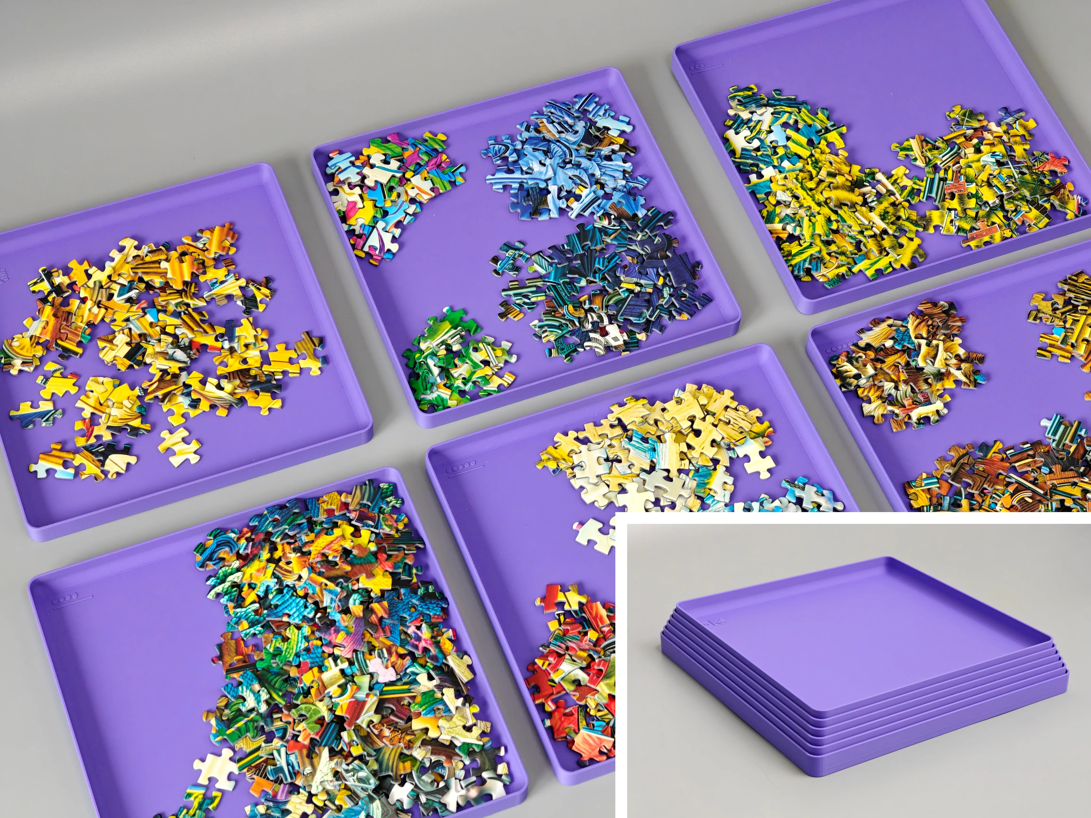 Jigsaw Puzzle Sorting Trays by GK Design