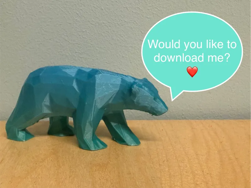 Cute LowPoly Polar Bear