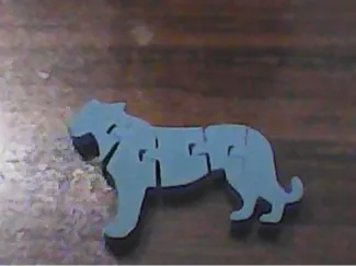 Articulated flexi tiger