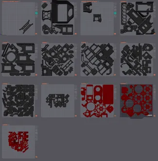 Voron 2.4 COMPLETE pre-plated printed parts 