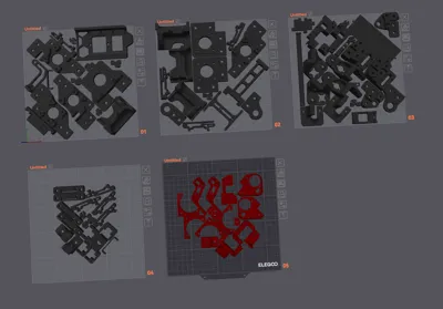 Pre plated FUNCTIONAL voron Trident printed parts 