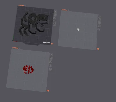 Stealthburner printed parts pre arranged + profile