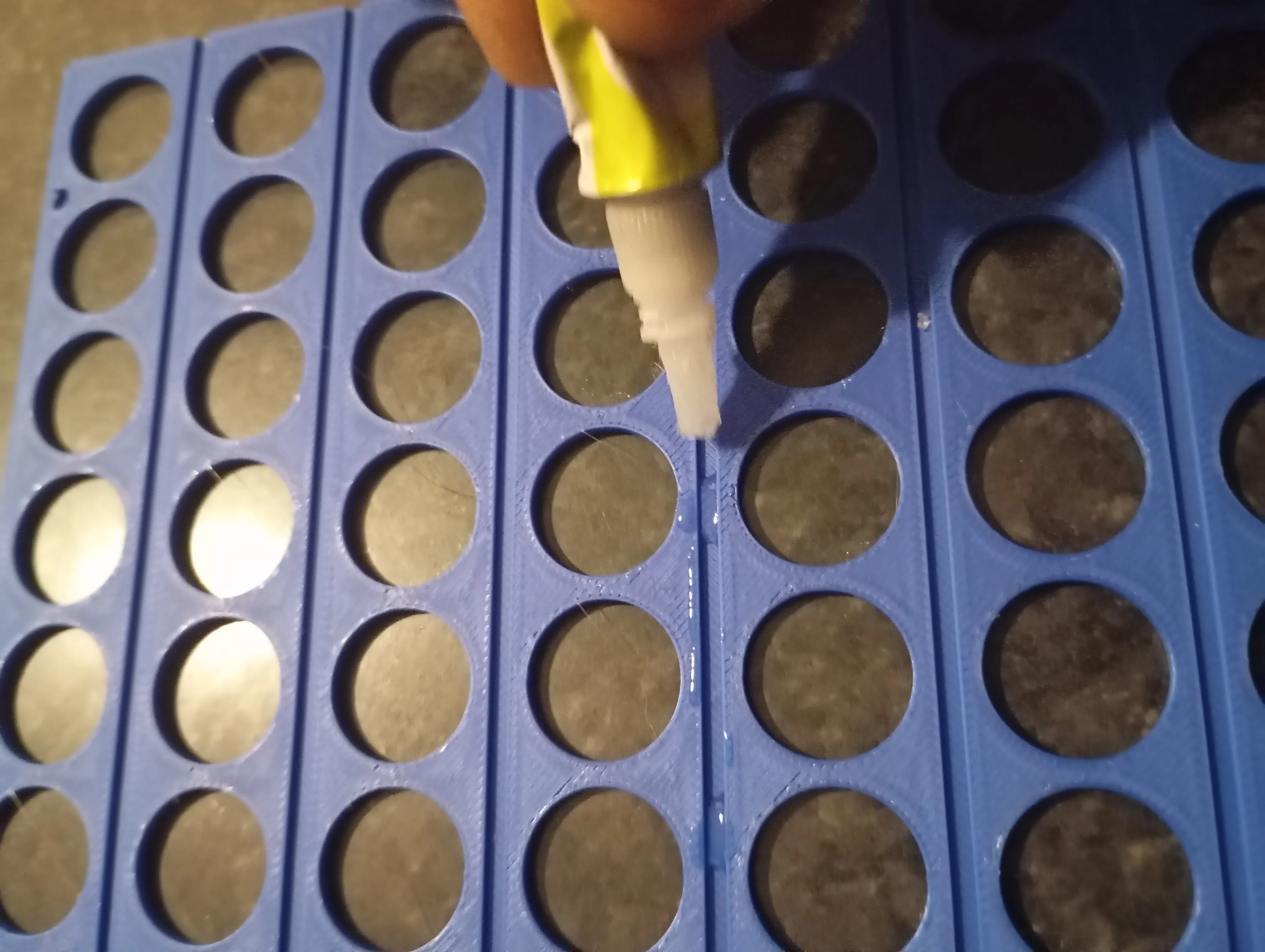 connect 4 four in a row classic version portable Free 3D Print Model