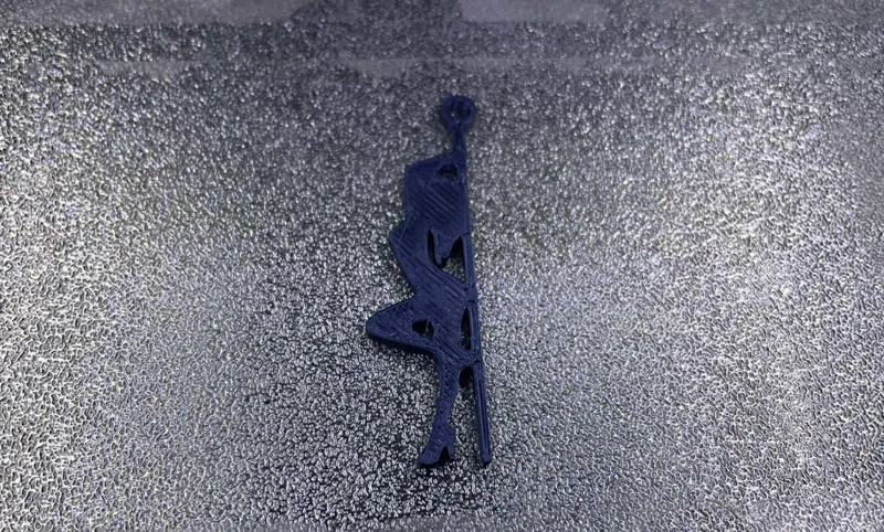 Pole girl dancing Keychain