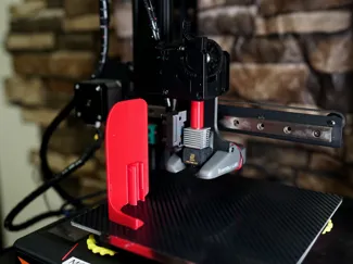 Bambu Lab A1 hot end mounted on KP3S
