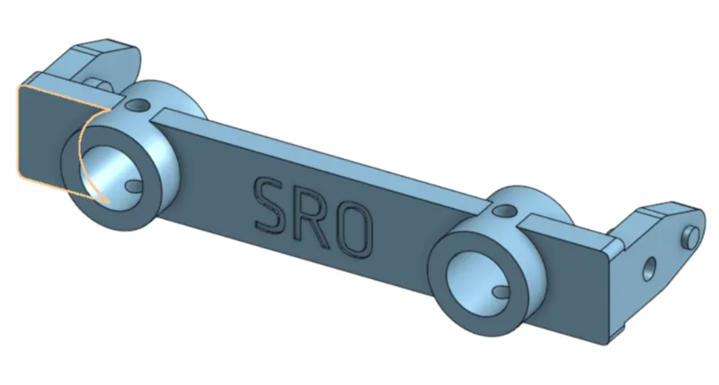 SCX10.1 Honcho Front Bumper Mount