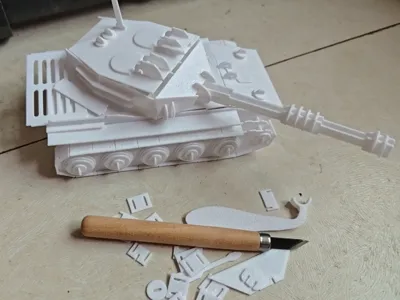 3D Printed Tank - 3D Puzzle
