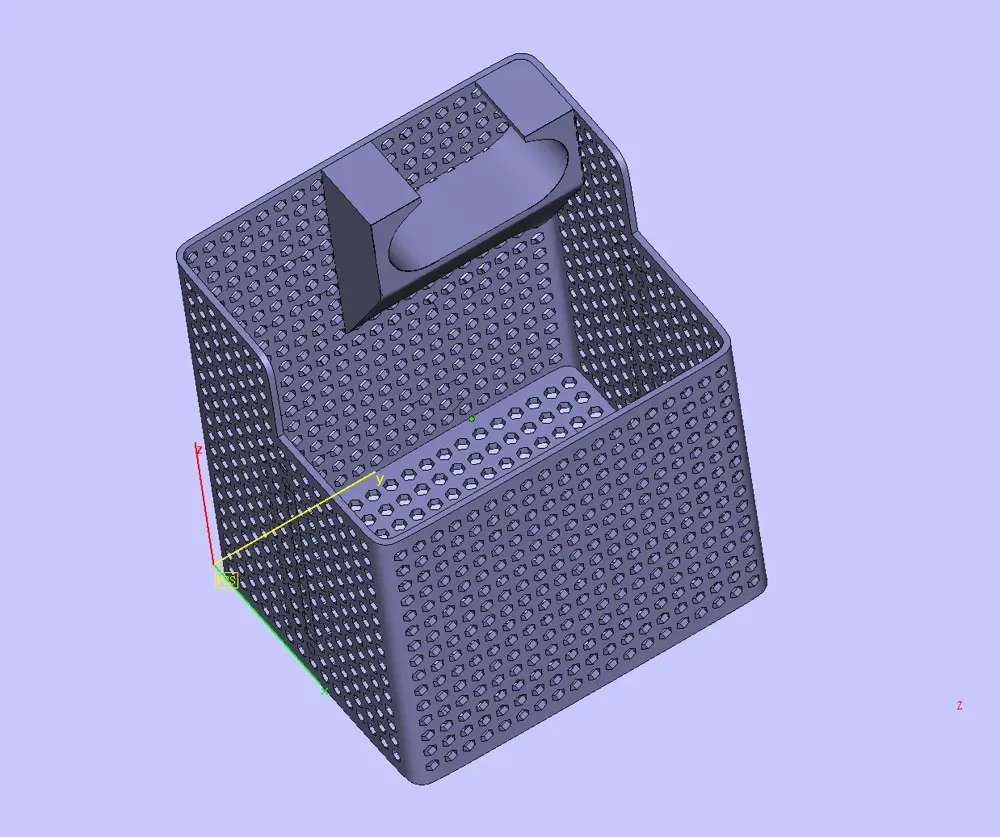 A1 and A1 mini Hexagonal Poop Bins, Poop Buckets, Poop Baskets, Poop