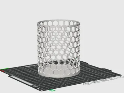 Honeycomb Hollow Pen Holder
