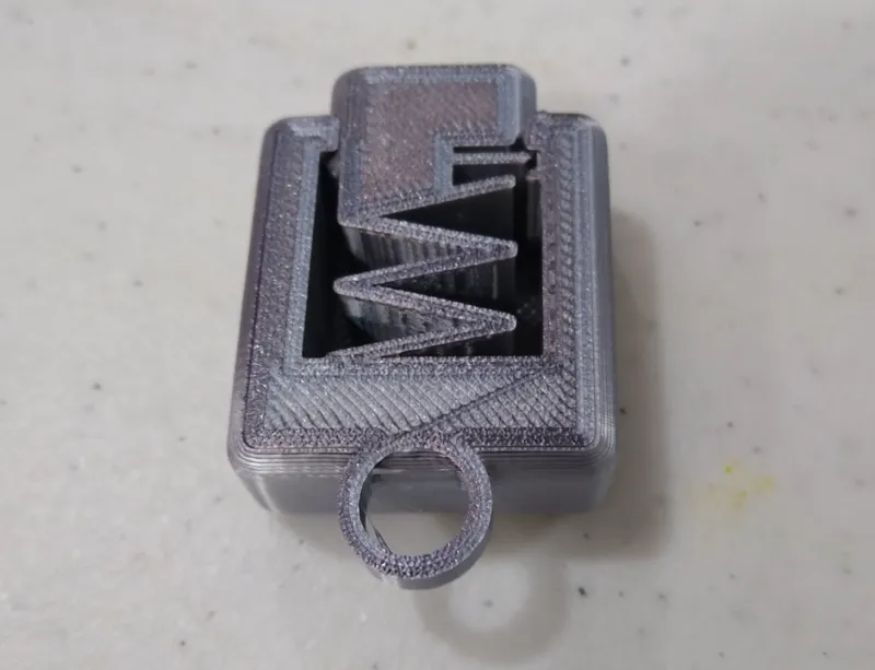 clicker fidget keychain!!!! Print In Place