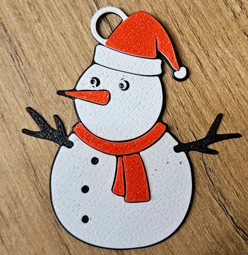 Snowman - Christmas tree ornament
