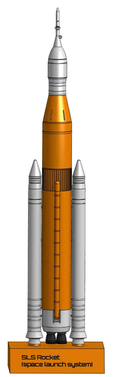 SLS rocket model