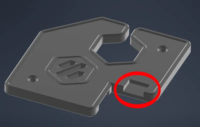 Z Belt Cover with Rail cutout