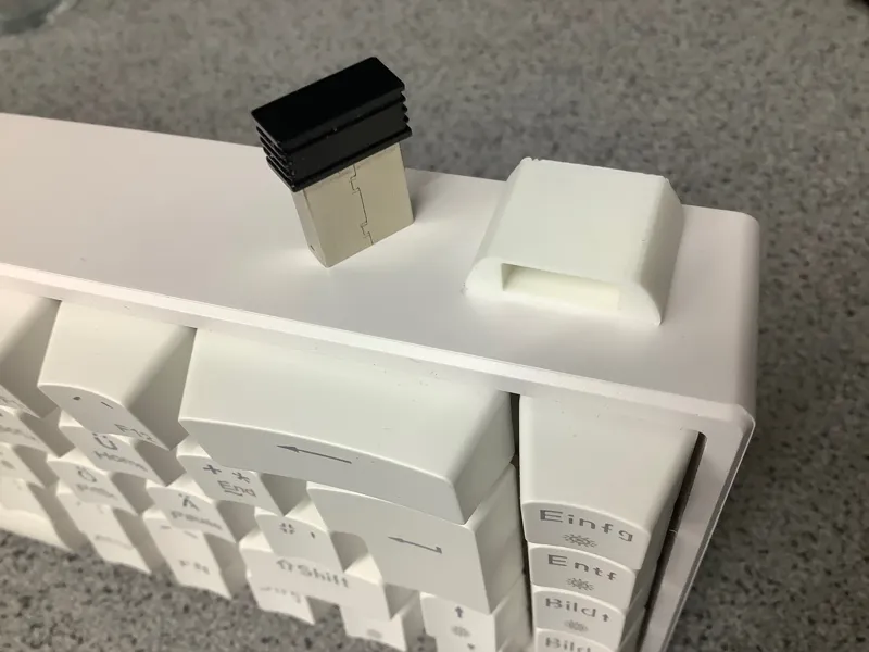 USB-A Keyboard Adapter Plug Holder