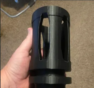 AR15 flash hider water bottle or pencil holder