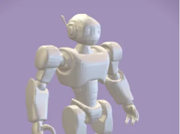 Robot statue
