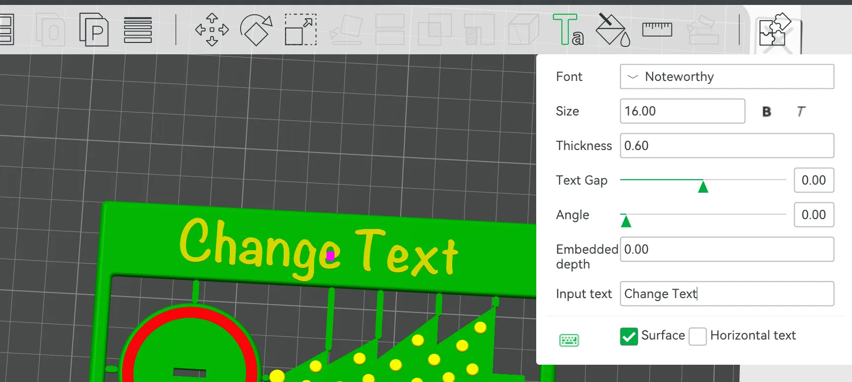 edit menu