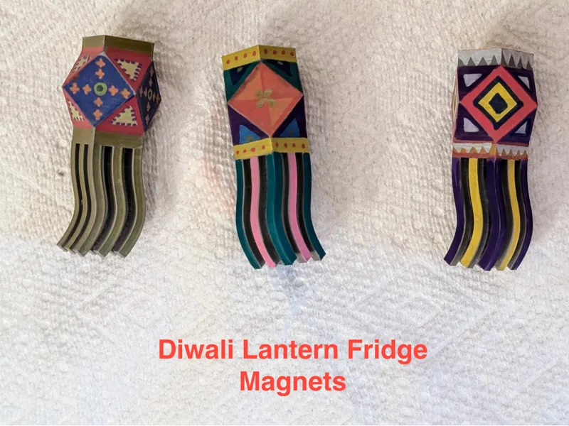 Diwali Festival Lantern Fridge Magnets