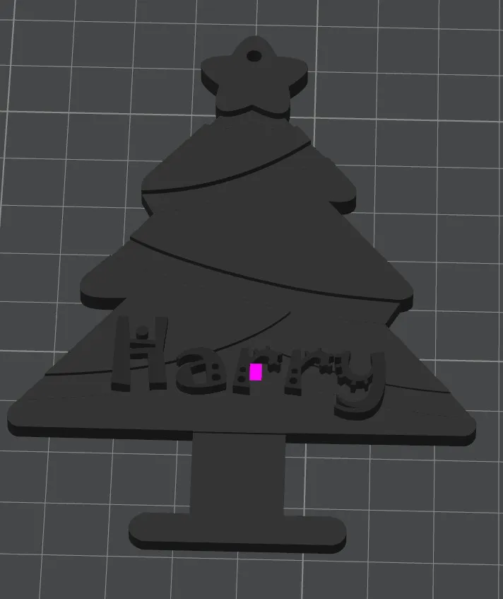 Personalised Christmas Bauble -Instructions No AMS - Free 3D Print ...