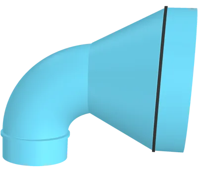 cyclone adaptor 51mm to 100mm