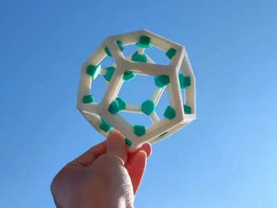 Dodecahedron (composed of regular pentagons)