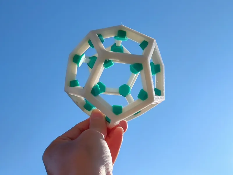 Dodecahedron (composed of regular pentagons)