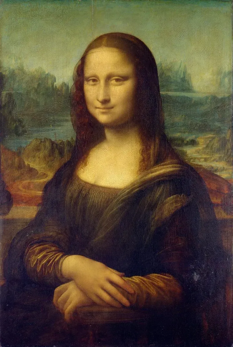 世界名画 蒙娜丽莎的微笑