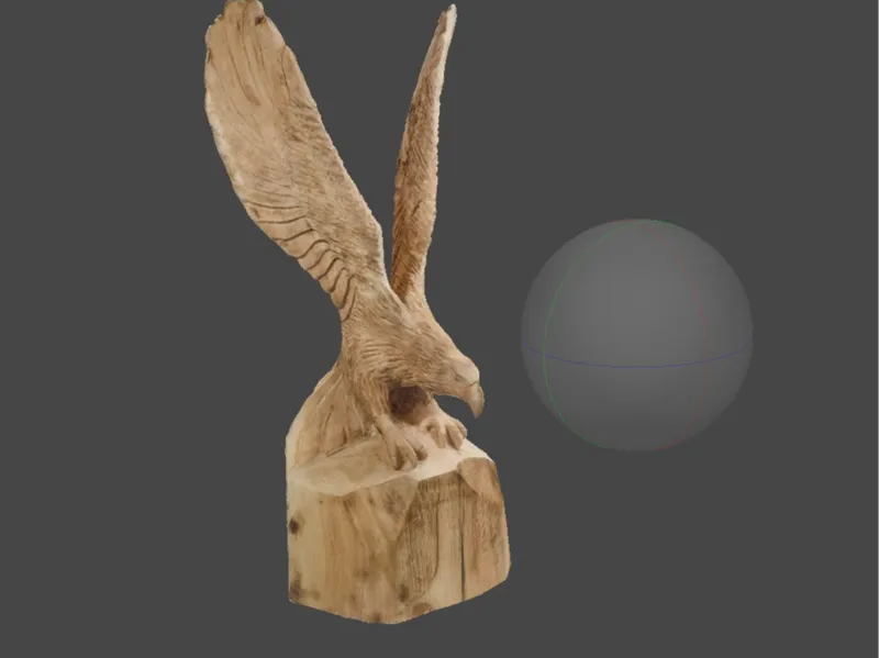 Eagle (from wooden sculpture)