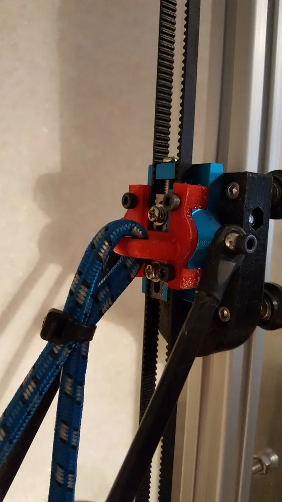 Kossel flying extruder holder