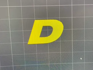 字母D