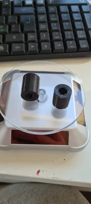 Bed leveling rubber spacer