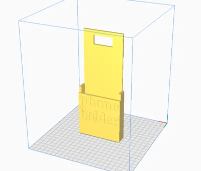 phone holder for power brick