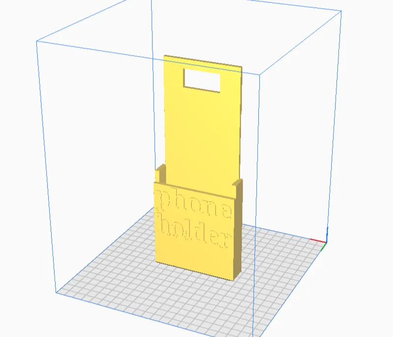 phone holder for power brick